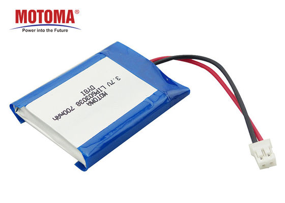 Batterie-Satz 3.7V 700mAh 6x30x38mm der Hochenergie-Dichte-IOT