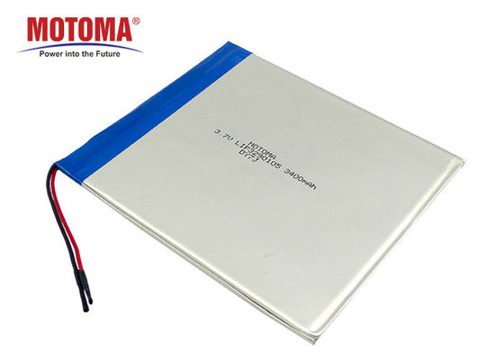Große dreifache Materialien der Kapazitäts-Tablet-Lithium-Batterie-3400mAh