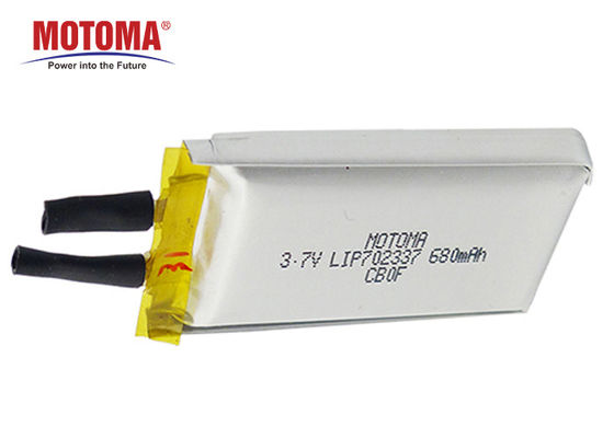 Lithium-Ion Battery With Low Self-Entladung LIP702337 68mAh super wieder aufladbare