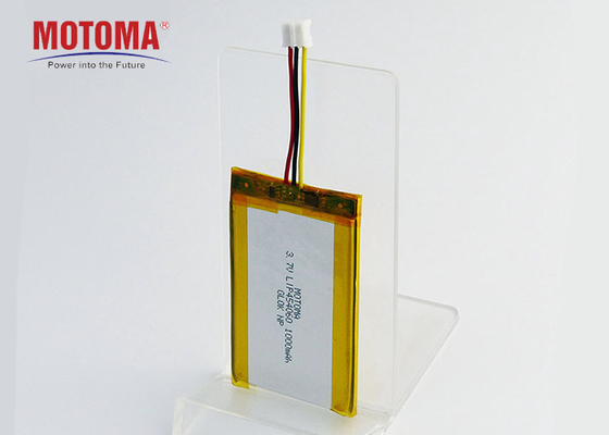 wieder aufladbare Polymer-Batterie des Lithium-1000mAh für Anlagegut-Bahn