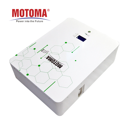 An der Wand befestigte 10kwh Solar-LiFePO4 prismatische Batterie 48V 200Ah mit BMS Built In