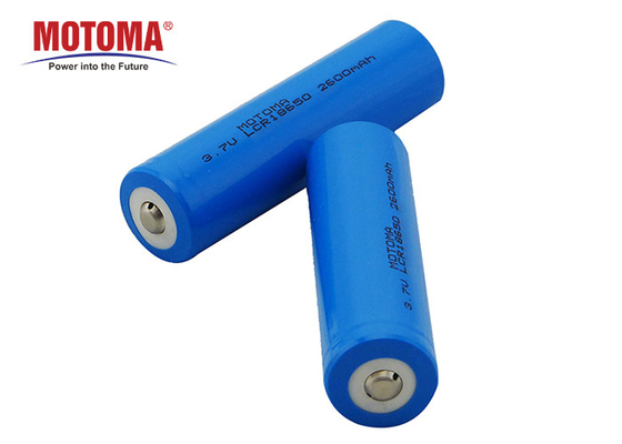 Tiefer Zyklus-wieder aufladbare zylinderförmige Lithium-Batterie LCR18650 2600mAh