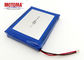 Ultra schroffe Tablet-Lithium-Batterie, flache Lithium-Polymer-Batterie 3.7V 4000mAh