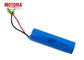 MOTOMA LCR18650 Lithium Ion Battery der Lithium-zylinderförmiges Batterie-3.7V 2200mah